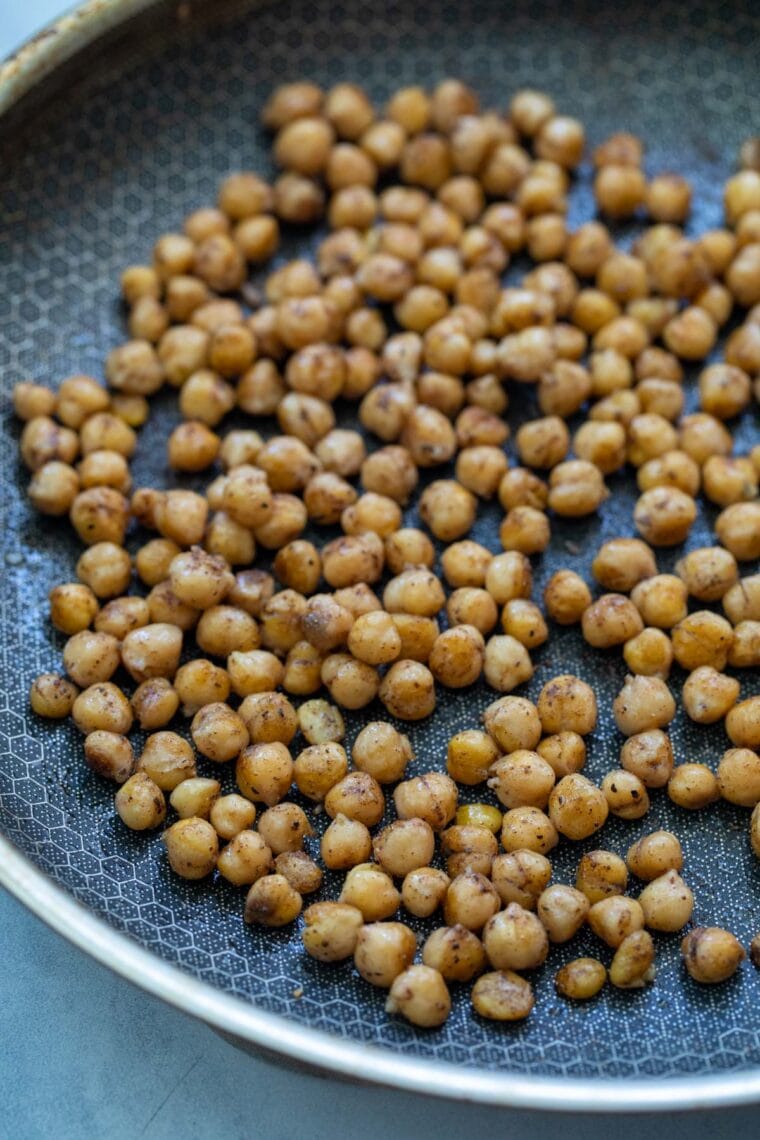 Crunchy Chickpeas for grain bowls.