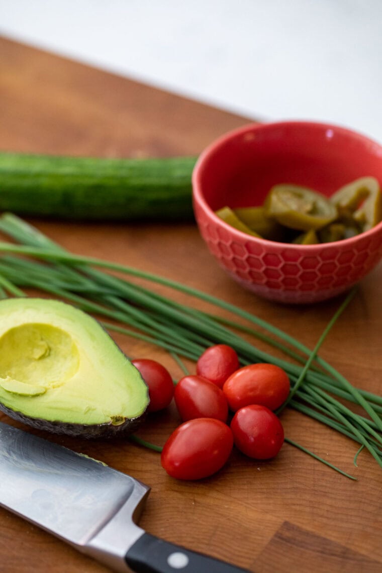 Cottage cheese bowl toppings.