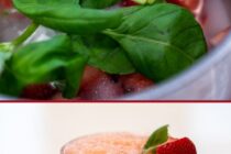 Strawberry Basil Gin Fizz