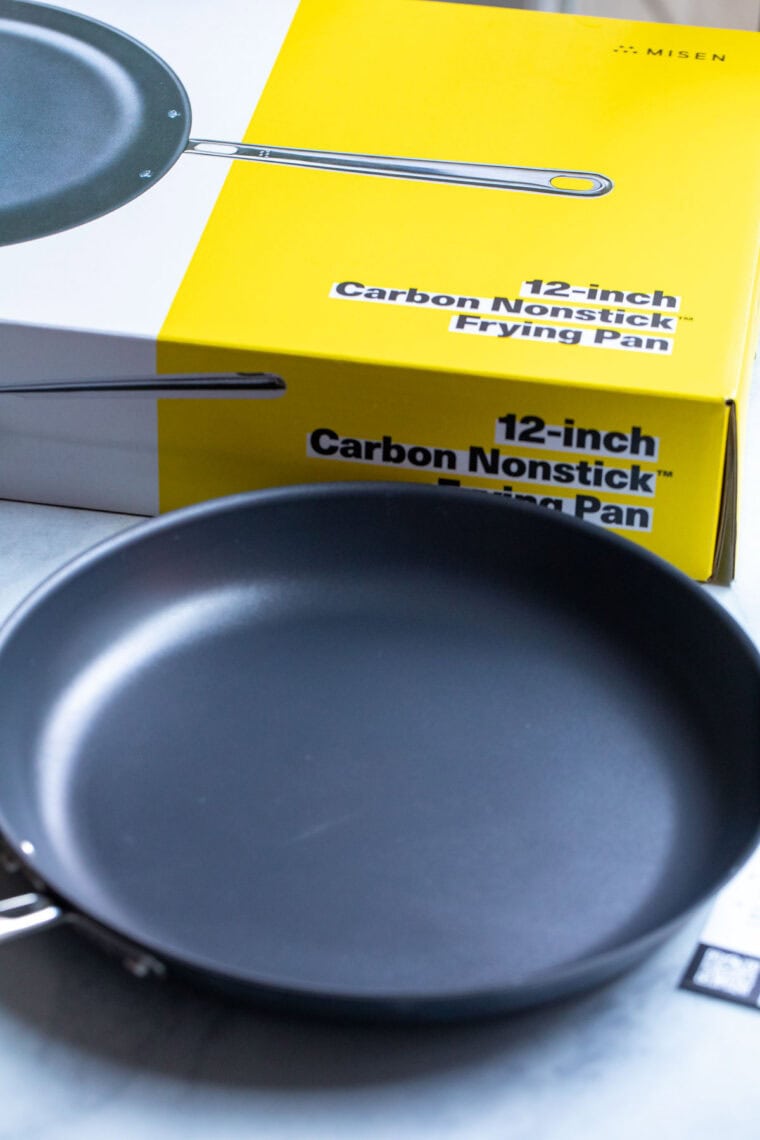 Misen Carbon Steel Skillet.