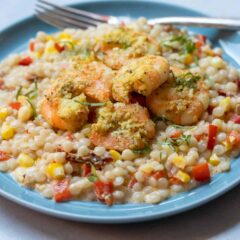Shrimp with Couscous.