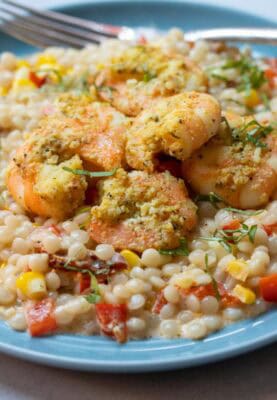 Shrimp with Couscous.