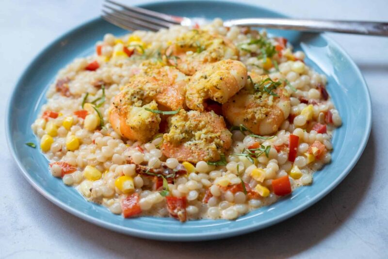 Shrimp with Couscous.