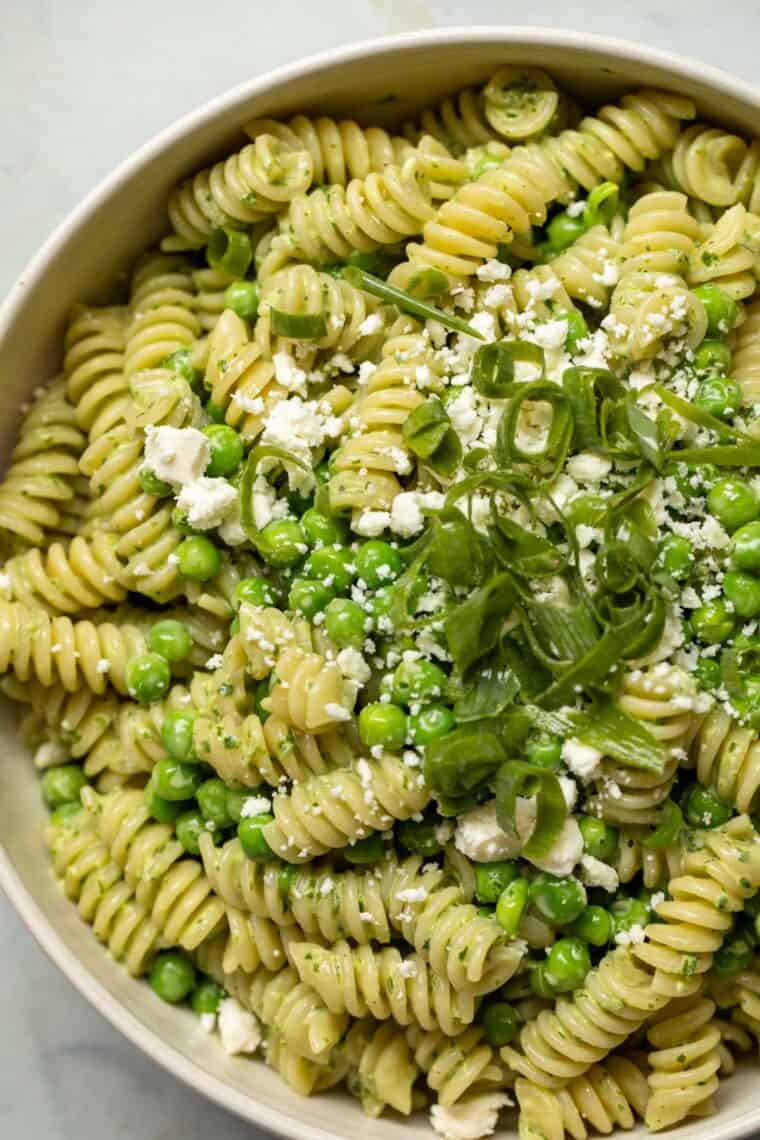 Green Goddess pasta salad.