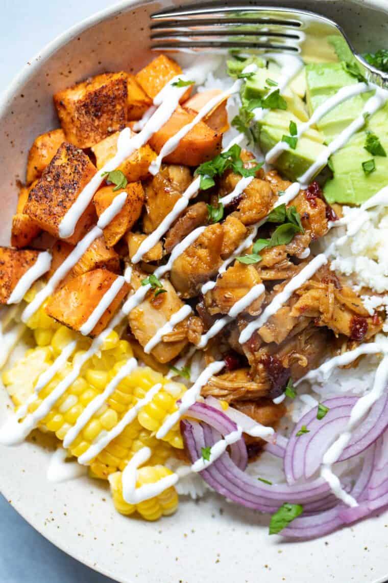 Chicken Taco Bowls.