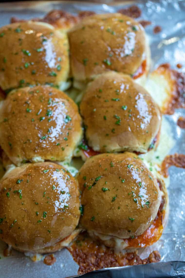Hot Honey Pizza Sliders.